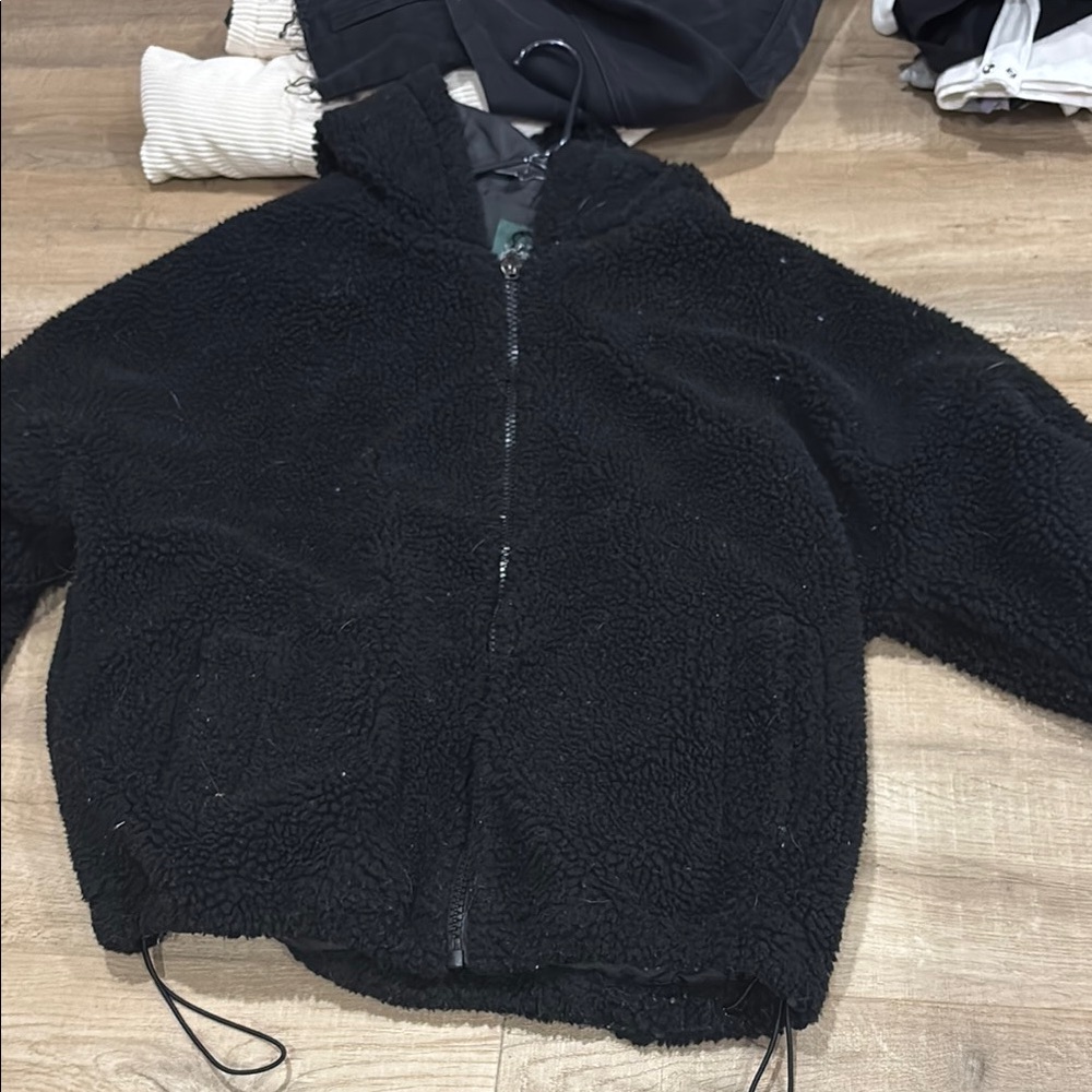 Cozy Black Sherpa Jacket